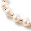 Round Natural Pearl Slide Bracelets BJEW-JB06260-04-2