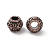 Tibetan Style Alloy Beads X-FIND-Q094-38R-2