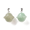 Natural Green Aventurine Pendants G-B041-01P-14-3