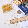 SUNNYCLUE 200Pcs Alloy Ice Pick Pinch Bails FIND-SC0006-13G-3