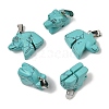 Synthetic Turquoise Pendants G-B127-02P-07-1