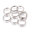 Tarnish Resistant 304 Stainless Steel Split Key Rings X-STAS-I107-24P-2x28-1