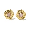 Cat Eye Stud Earrings EJEW-G400-62G-01-1