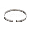 304 Stainless Steel Bangles BJEW-E277-42A-P-3