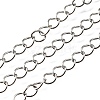 Tarnish Resistant 304 Stainless Steel Curb Chains CHS-S007-001-3