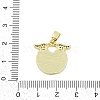 Brass Micro Pave Cubic Zirconia Pendants KK-I723-12G-3