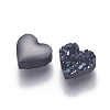 Imitation Druzy Gemstone Resin Beads RESI-L026-D02-2