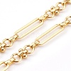 Brass Link Chain Necklaces NJEW-JN03365-2