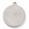 304 Stainless Steel Pendants STAS-O140-02P-I-2