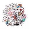 Waterproof Self Adhesive Paper Stickers X-DIY-F108-12-1