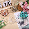 4Pcs 4 Colors Glass Bowl for Food Fruits AJEW-CA0004-93-5