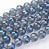 Electroplate Glass Bead Strands EGLA-J140-FR05-20mm-1