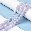 Natural Dyed White Jade Beads Strands G-M402-C03-10-2