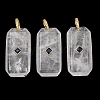 Natural Quartz Crystal Pendants GG-CBA51ED-05G-06-1