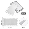 Aluminum Blank Thermal Transfer Business Cards DIY-WH0195-03A-2