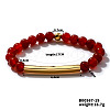 Natural Carnelian Stretch Bracelets CL6256-10-1