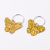 Plastic Paillette/Sequin Hair Braid Rings Pendants KEYC-TAC0001-02G-2