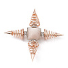 Rose Gold Brass Spritual Energy Generator DJEW-P003-01RG-01-2