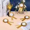 Award Ribbon Shape Iron Badge Pins JEWB-WH20002-04B-3