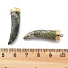 Natural Unakite Horn Pendants STAS-R130-03G-02-3