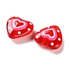 Glass Enamel Beads X-LAMP-S068-04A-2