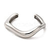 Non-Tarnish 304 Stainless Steel Cuff Bangles BJEW-Q773-04P-2