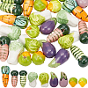 27Pcs 9 Styles Handmade Porcelain Beads PORC-PA0001-53-1