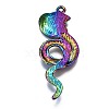 Rainbow Color Alloy Pendants PALLOY-S180-186-NR-3