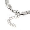 Unisex 304 Stainless Steel Herringbone Chain Bracelets BJEW-H541-01A-P-2
