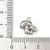 Brass Micro Pave Clear Cubic Zirconia Charms LS-KK-G545-21P-3