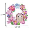 Wreath with Owl DIY Diamond Painting Display Kits PW-WG6CCDD-01-3