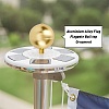 Aluminium Alloy Flag Flagpole Ball top Ornament AJEW-WH0018-28G-5