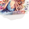 Girls & Flower Theme Paper Sticker DIY-C082-03E-4