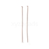 Brass Flat Head Pins X-KK-WH0058-03D-RG-1