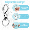 AHADERMAKER 20Pcs Zinc Alloy Swivel Lobster Claw Clasps FIND-GA0003-53A-3