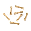 Ion Plating(IP) 304 Stainless Steel Links Connector Charms STAS-Q323-07G-1