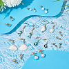 2 Sets 2 Styles Alloy Earring Sets EJEW-GA0001-06-4