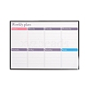 Magnetic Dry Erase Weekly Calendar for Fridge AJEW-E043-09-3