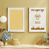 3Pcs 3 Styles PET Hollow Out Drawing Painting Stencils DIY-WH0411-013-4