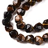 Natural Tiger Eye Beads Strands G-T138-227-3