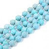 Natural Howlite Beads Strands G-R482-27-10mm-1