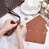4Pcs Detachable PU Imitation Leather Bag Handle Wrap PURS-BBC0001-08D-4