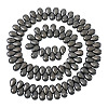 1 Strand Electroplate Glass Beads Strands EGLA-TA0013-31A-1