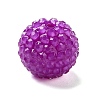 Chunky Resin Rhinestone Bubblegum Ball Beads RESI-S259-A-2