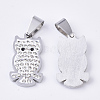 201 Stainless Steel Pendants STAS-N089-18P-2