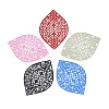 430 Stainless Steel Filigree Pendants STAS-S108-12-1