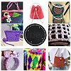 2Pcs 2 Colors PU Leather Knitting Crochet Bags Nail Bottom Shaper Pad DIY-SZ0001-83A-7