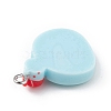 Opaque Resin Imitation Food Pendants RESI-D064-03P-14-3