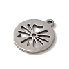 Non-Tarnish 201 Stainless Steel Pendants STAS-E211-07P-2