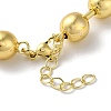 Rack Plating Brass Ball Chain Necklaces for Women NJEW-G102-01E-G-3